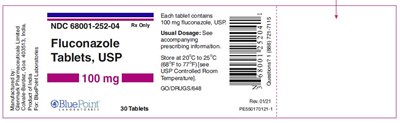 Fluconazole Tablets 100mg Label (Fluconazole Tablets 100mg 30 Tablets Rev 0714)
